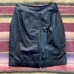 Vintage Leather pencil skirt 🦅🖤